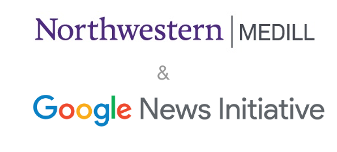 Medill + Google News Initiative logos